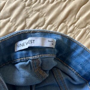 Nine West Blue Denim Shorts